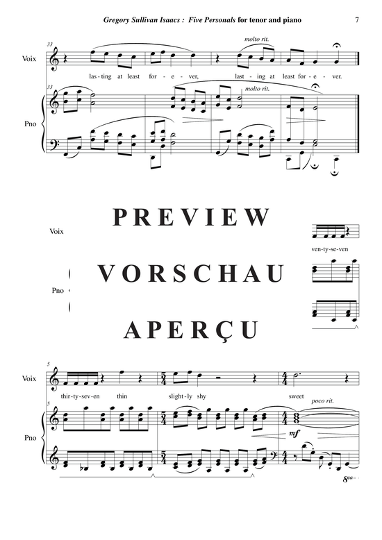Product gallery: Page 8 of 18 Five Personals , , (tenor + piano)