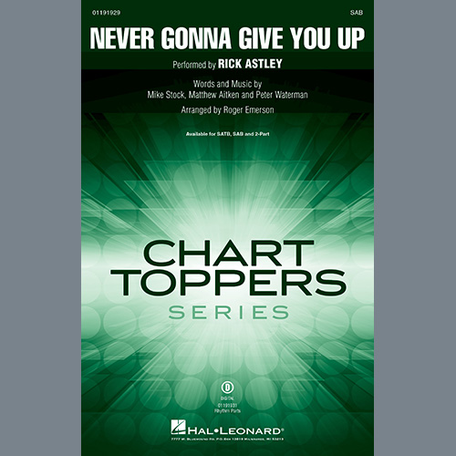 cover: Never Gonna Give You Up (arr. Roger Emerson), Rick Astley, Chor