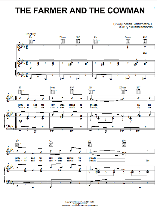 Produktbild zu: The Farmer And The Cowman (from Oklahoma!)
