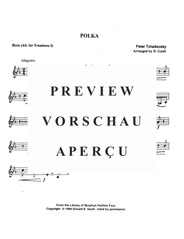 Produktgalerie: Seite 10 von 10 Polka, , BlechblÀserquartett