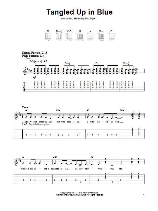 Produktbild zu: Tangled Up In Blue