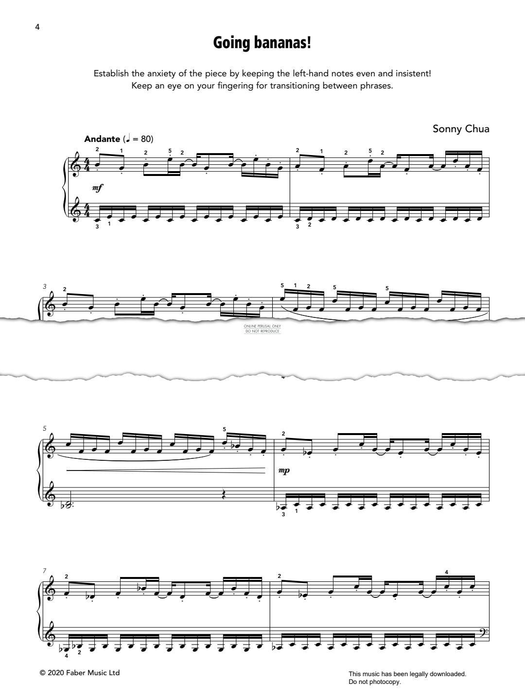 Produktgalerie: Seite 1 von 1 Going Bananas, Sonny Chua, Klavier