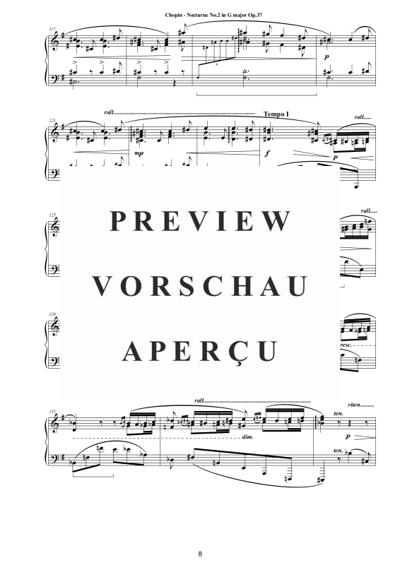 Product gallery: Page 9 of 10 Nocturne No. 2 in G major Op. 37, , Solo Piano