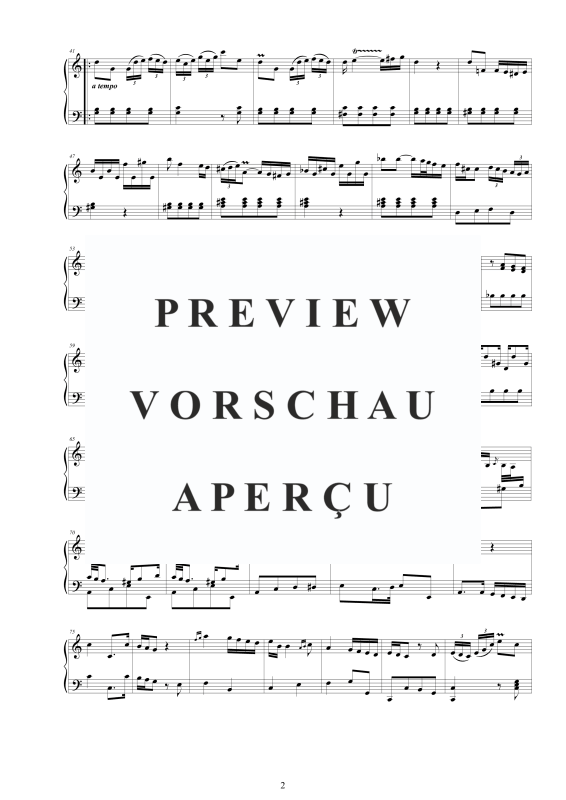 Produktgalerie: Seite 3 von 9 Cembalo Sonate Nr. 6 in C-Dur Op.4, , Cembalo/Klavier Solo