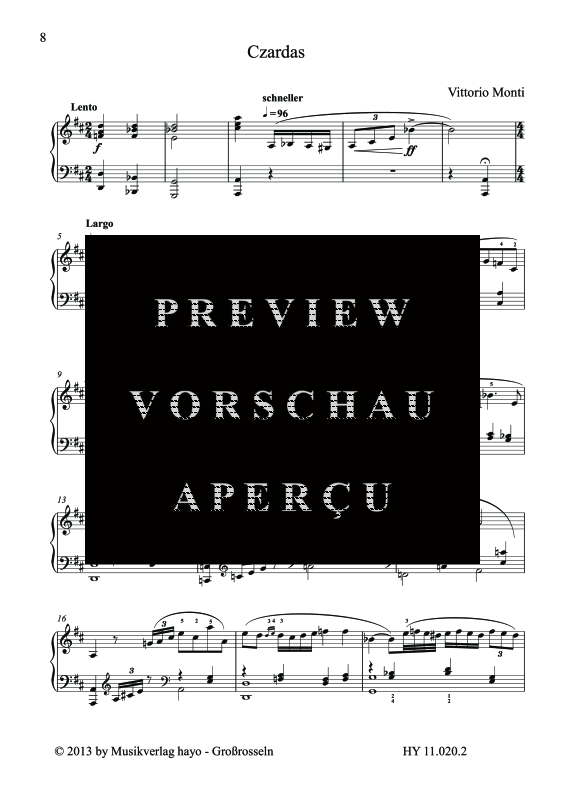 gallery: Schöne Stellen aus Oper und Konzert, Band 2, , (Klavier Solo)