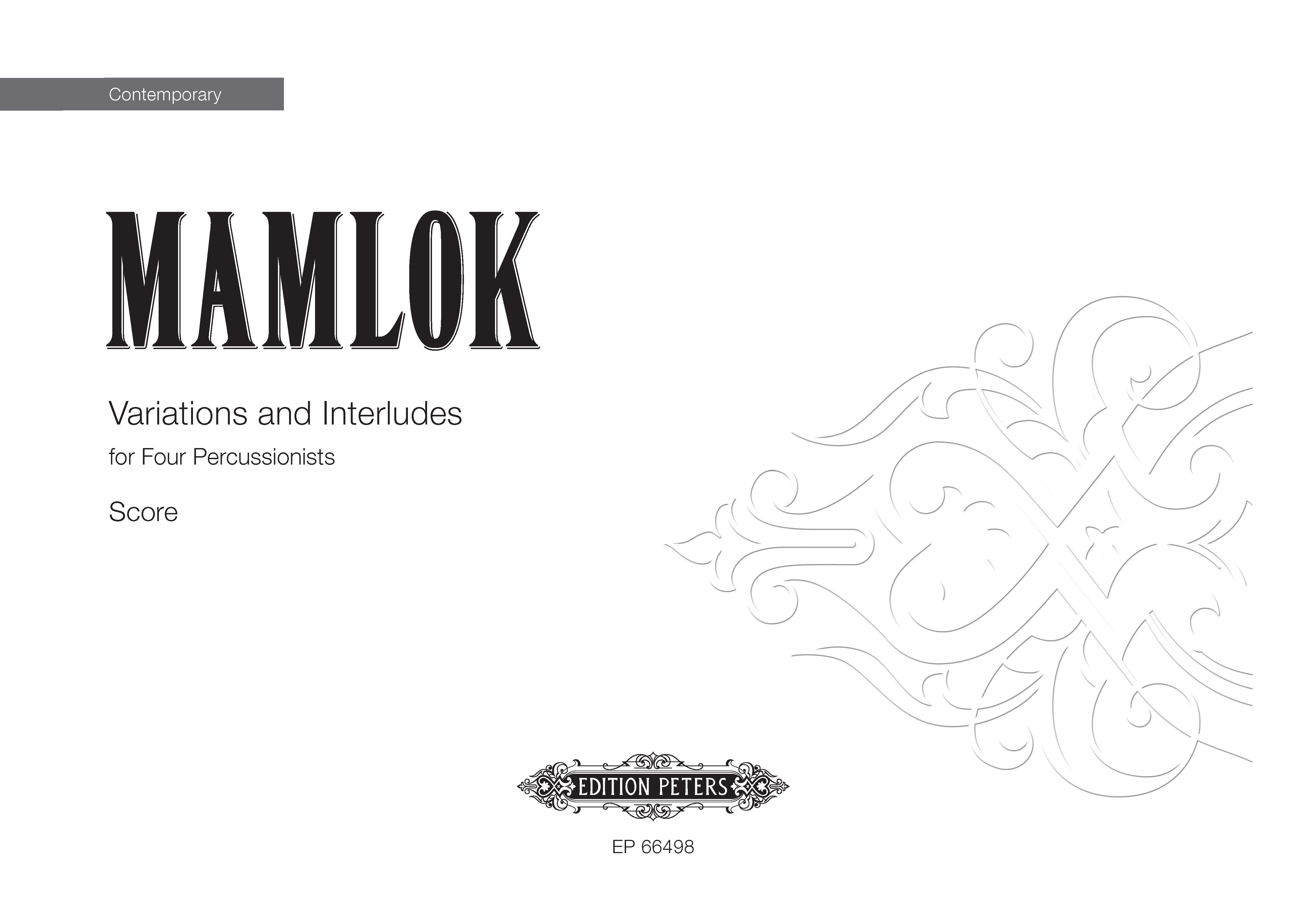 Produktbild zu: Variations And Interludes