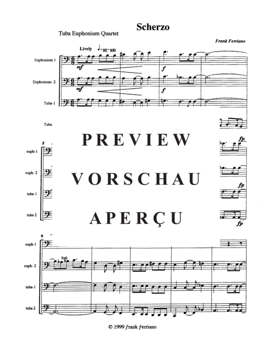 Product gallery: Page 3 of 17 Scherzo , , (Tuba Quartett EETT)