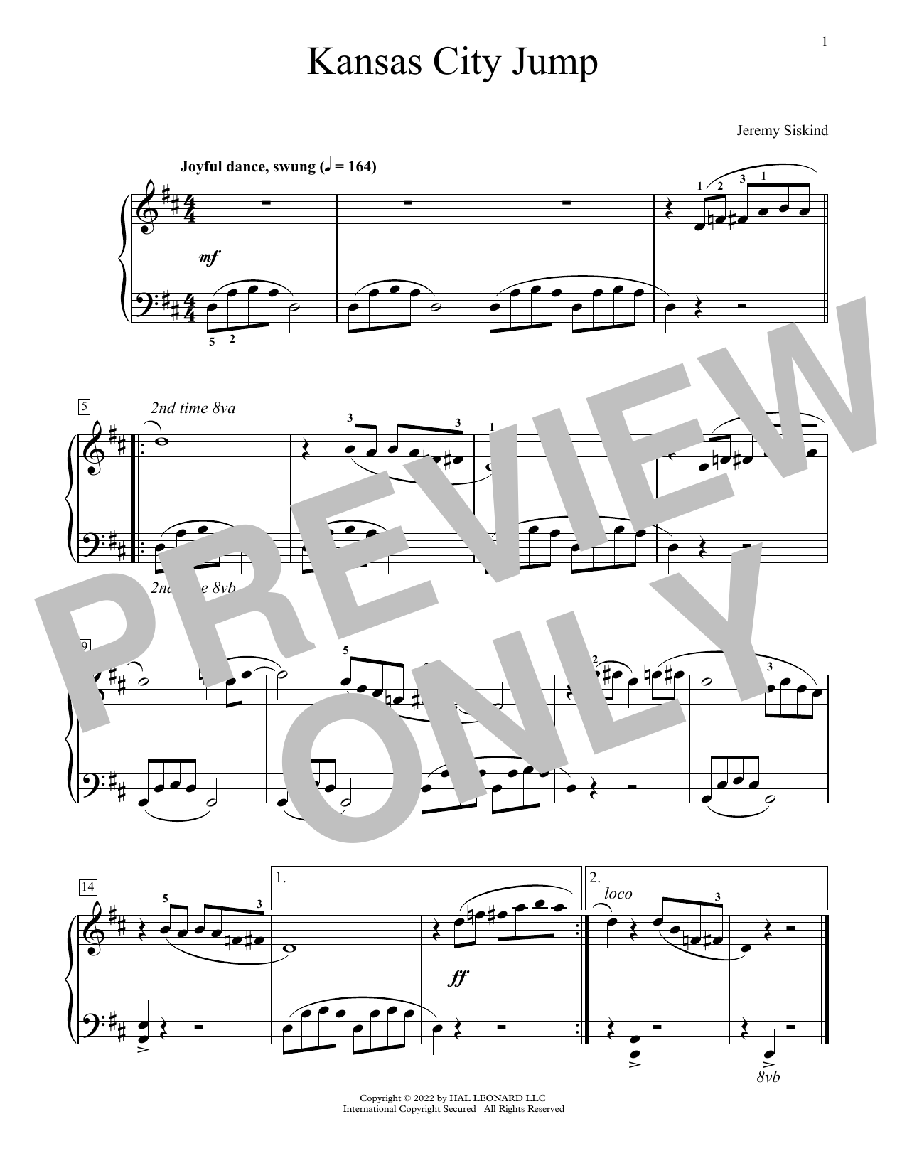 Produktbild zu: Kansas City Jump