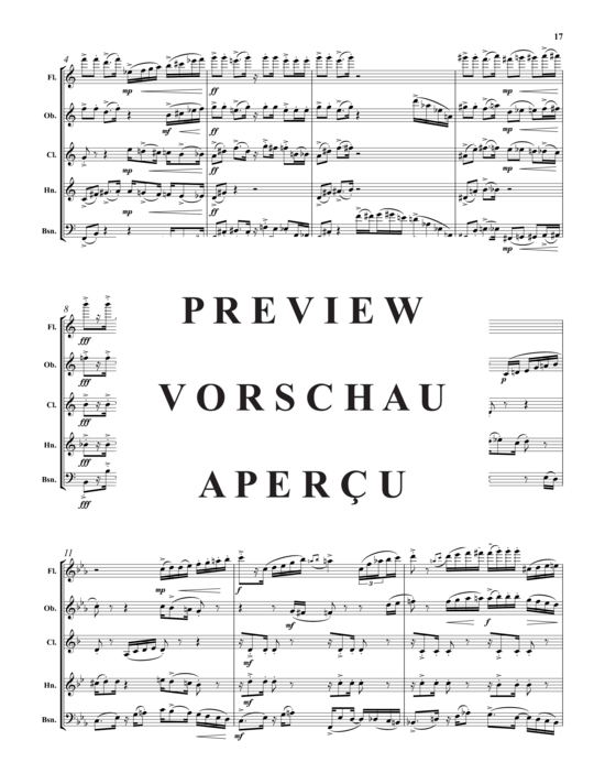 Produktgalerie: Seite 20 von 21 Vignettes Balletiques , , (Holzbläser-Quintett)
