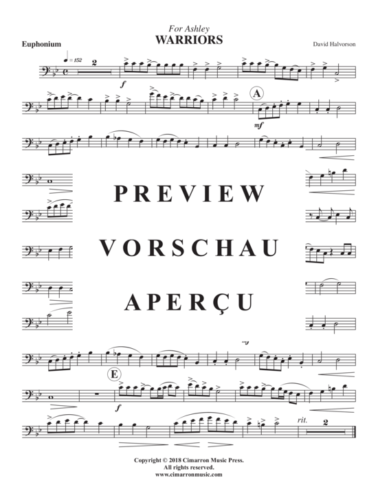 Product gallery: Page 7 of 8 Warriors , , (euphonium + piano)