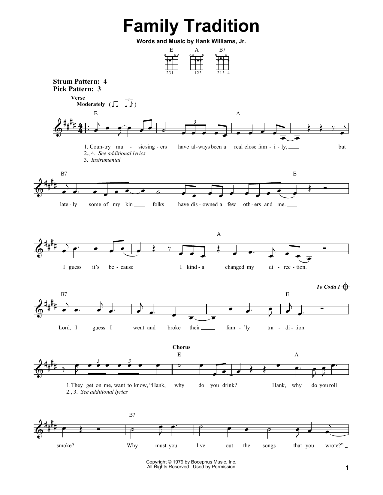 Produktbild zu:  Family Tradition - Hank Williams, Jr.