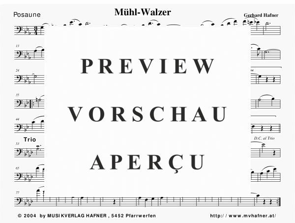 Product gallery: Page 9 of 11 Mühl-Walzer, , (woodwind and brass)