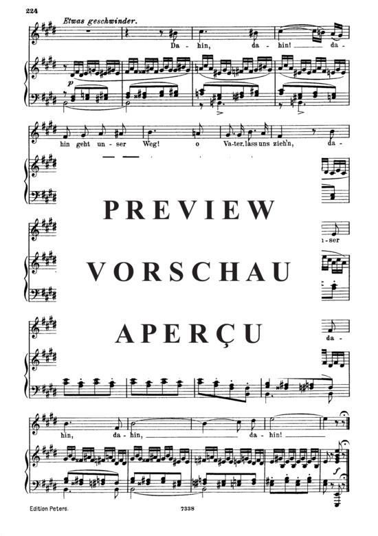 Product gallery: Page 5 of 5 Mignon's Gesang D.321, Kennst du das Land, , Medium Voice and Piano