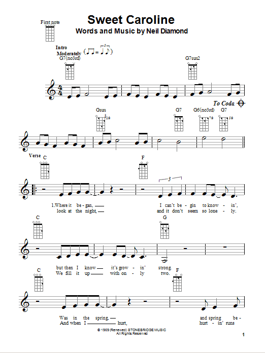 Product gallery: Page 1 of 1 Sweet Caroline, Glee Cast