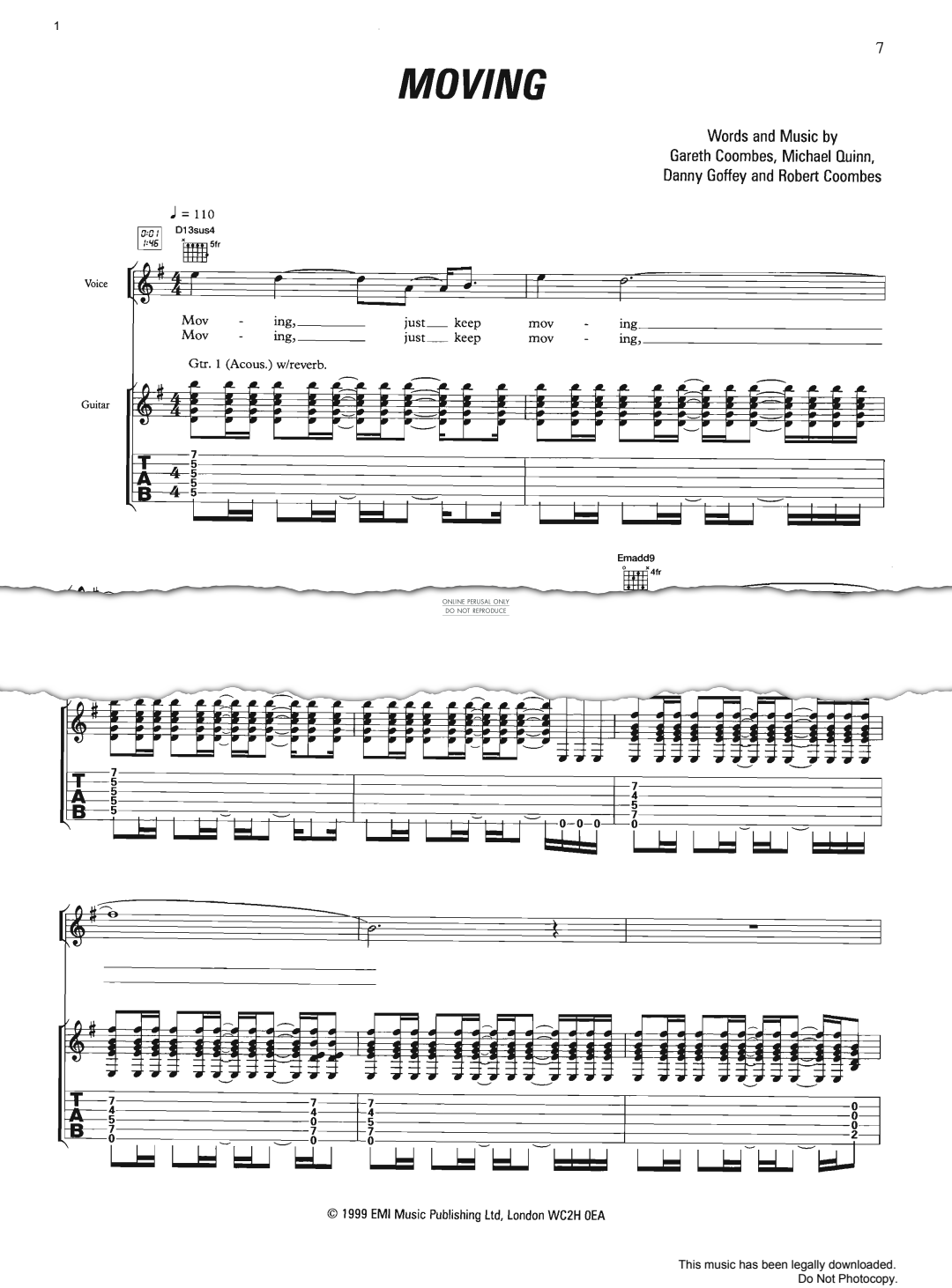 Product gallery: Page 1 of 1 Moving, Supergrass