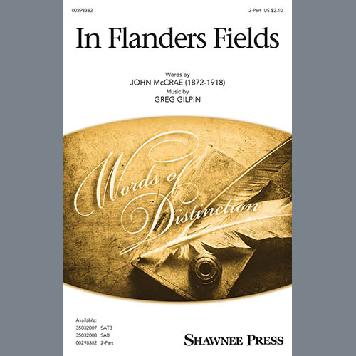 cover: In Flanders Fields, Greg Gilpin, Chor