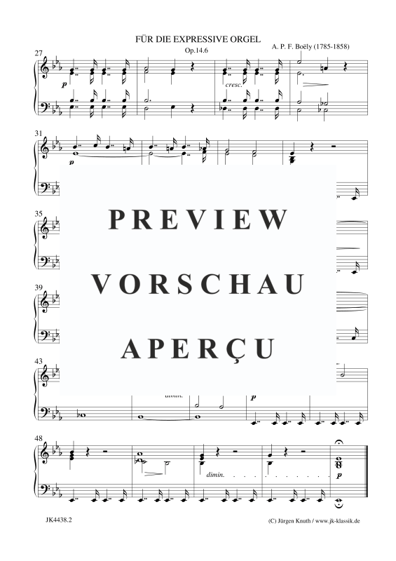 Produktgalerie: Seite 3 von 3 Für die Expressive Orgel Op.14.6, , Orgel Solo