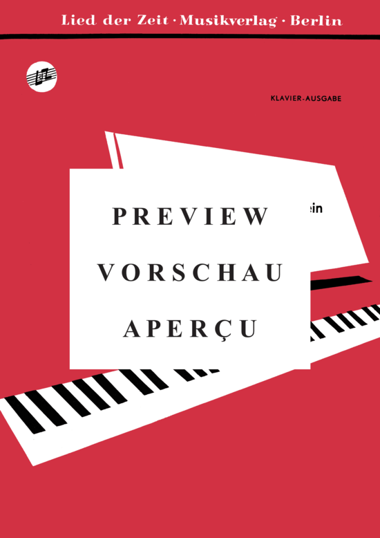 Product gallery: Page 2 of 3 Ein Kuß im Mondenschein , , Piano and Voice
