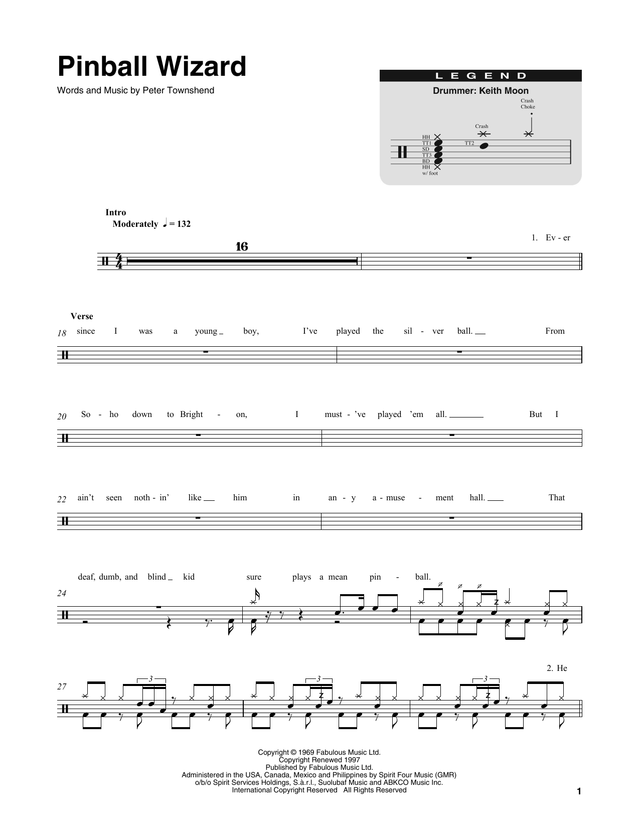 Product gallery: Page 1 of 1 Pinball Wizard, The Who