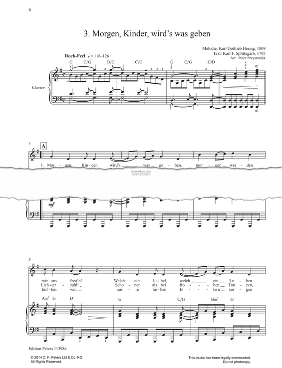 Produktgalerie: Seite 1 von 1 Cool Christmas: Morgen, Kinder, wird’s was geben, Karl Gottlieb Hering, Gesang, Klavier