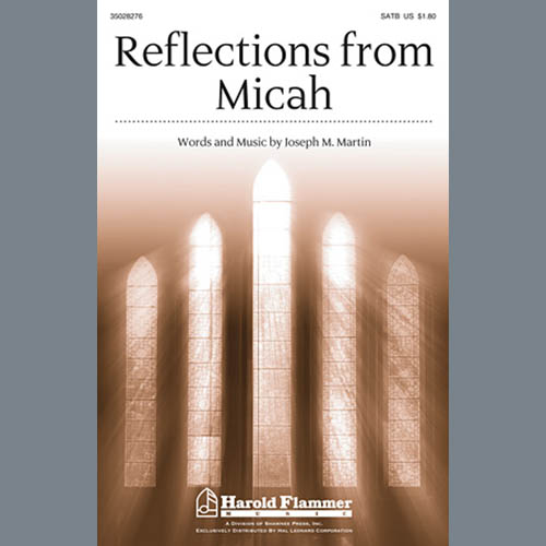 cover: Reflections From Micah, Joseph M. Martin, Chor