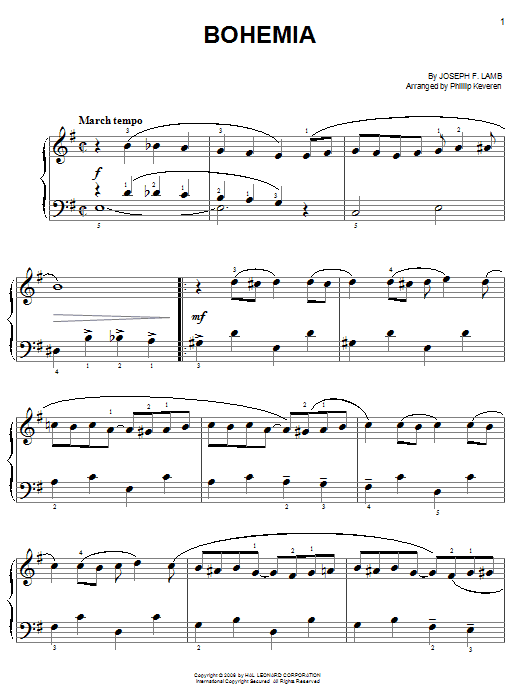 Product picture to: Bohemia (arr. Phillip Keveren)