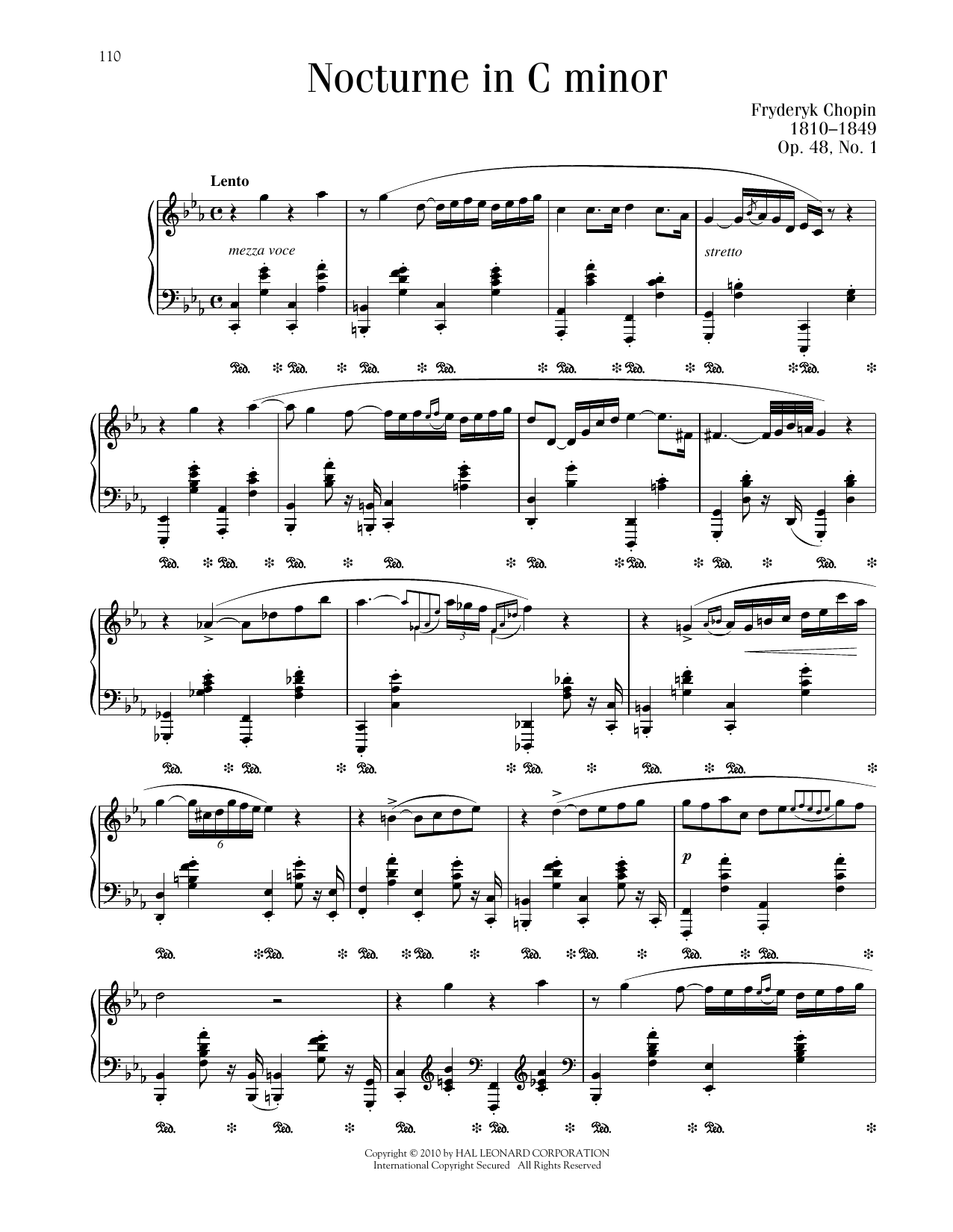 Product picture to: Nocturne, Op. 48, No. 1