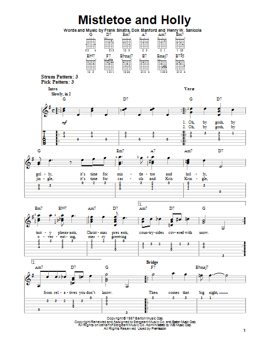 Product picture to:  Mistletoe And Holly - Frank Sinatra