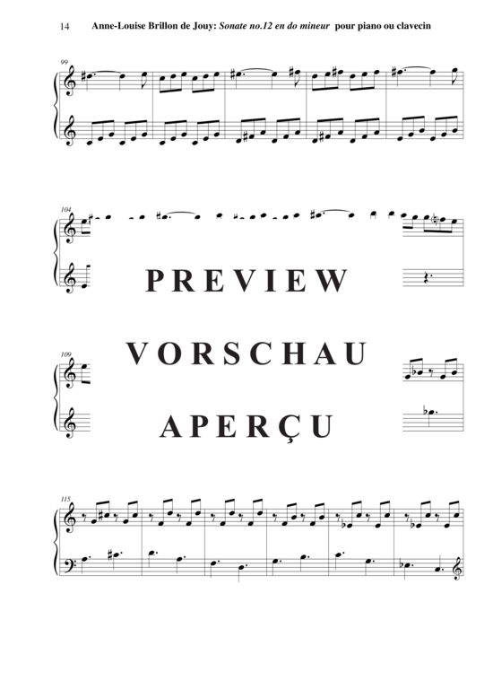 Product gallery: Page 15 of 17 Sonata no. 12 in c minor , Horvath, Nicolas, (Klavier/Cembalo Solo)