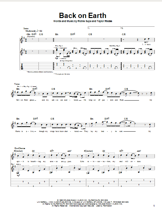 Produktgalerie: Seite 1 von 1 Back On Earth, Ozzy Osbourne, Gitarre