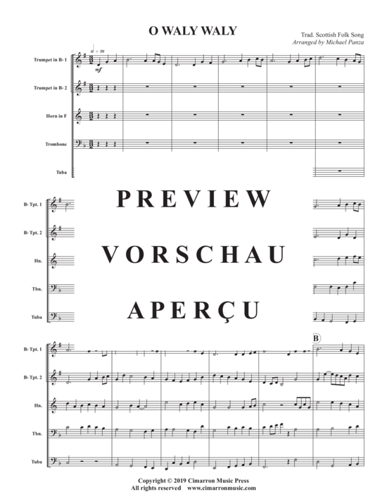 Produktgalerie: Seite 3 von 10 Water is Wide, The , , (Blechbläser Quintett)