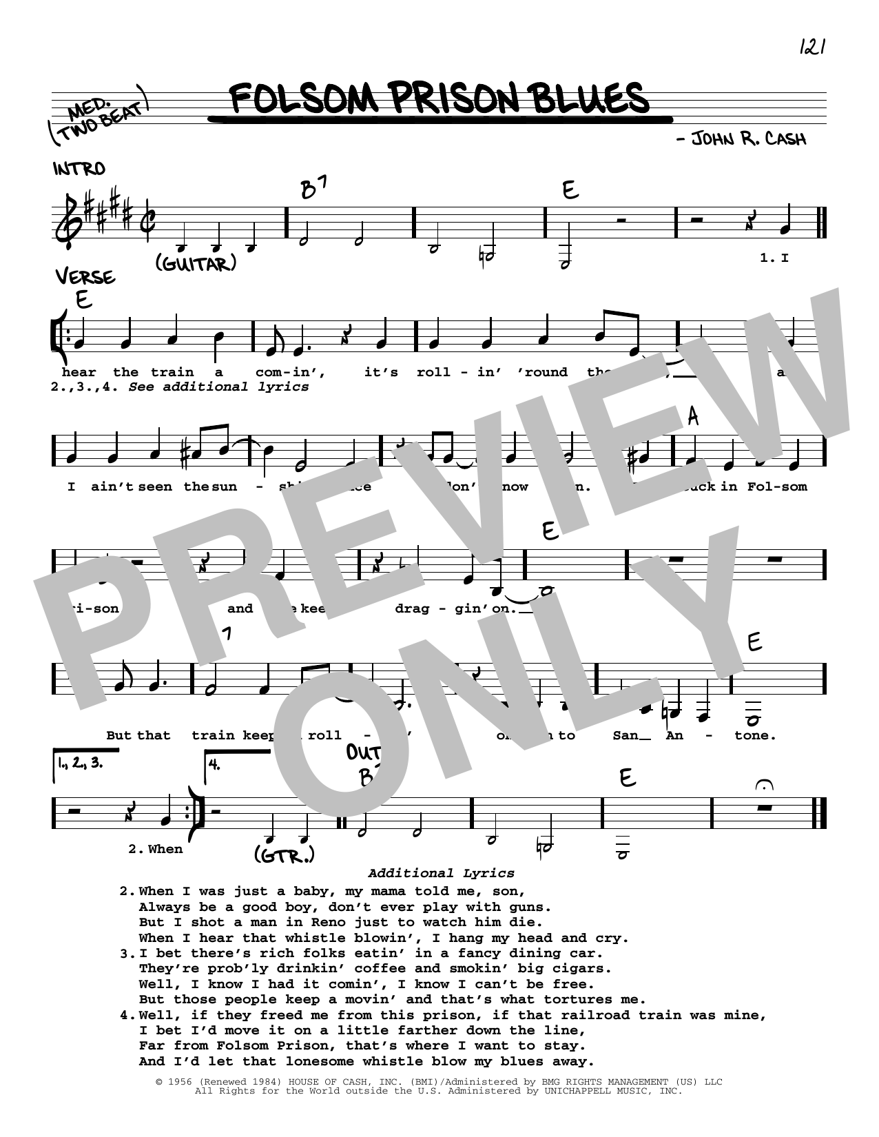 Product picture to: Folsom Prison Blues
