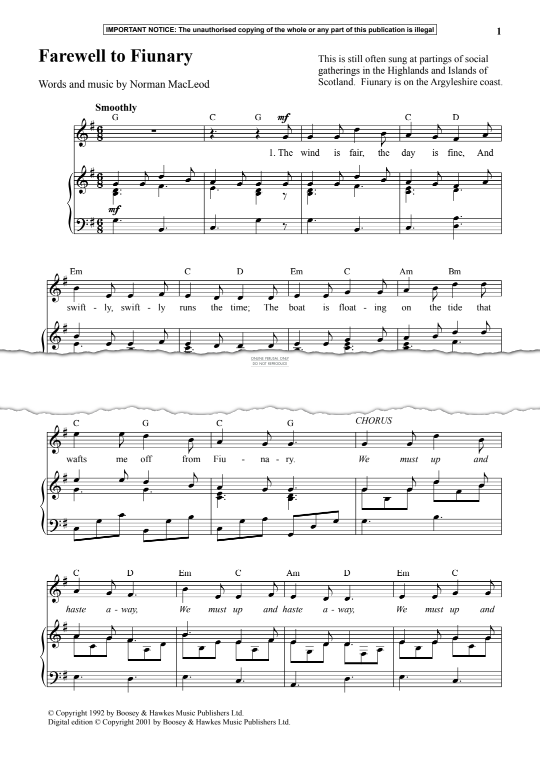 Product gallery: Page 1 of 1 Farewell To Fiunary, Norman MacLeod