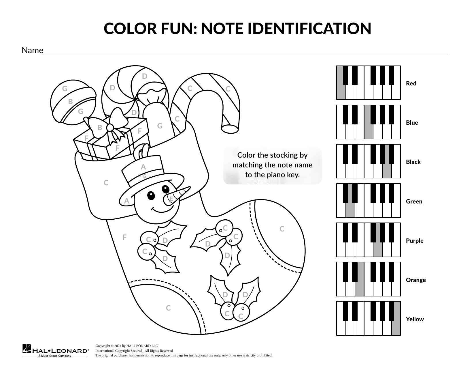 Produktgalerie: Seite 1 von 1 Color by Note: Stocking, Brittany McCorriston