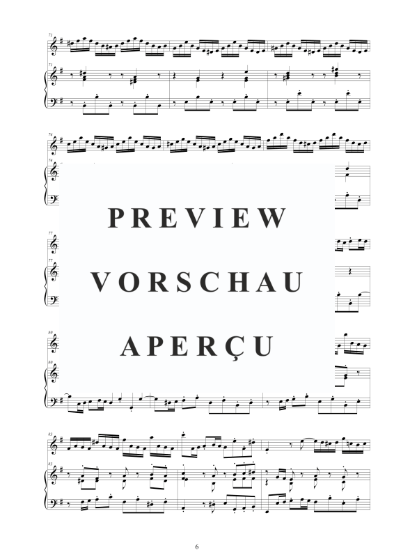 Product gallery: Page 7 of 11 Violin Sonate in E-Moll BWV 1034R, , Violin and Harpsichord/Piano