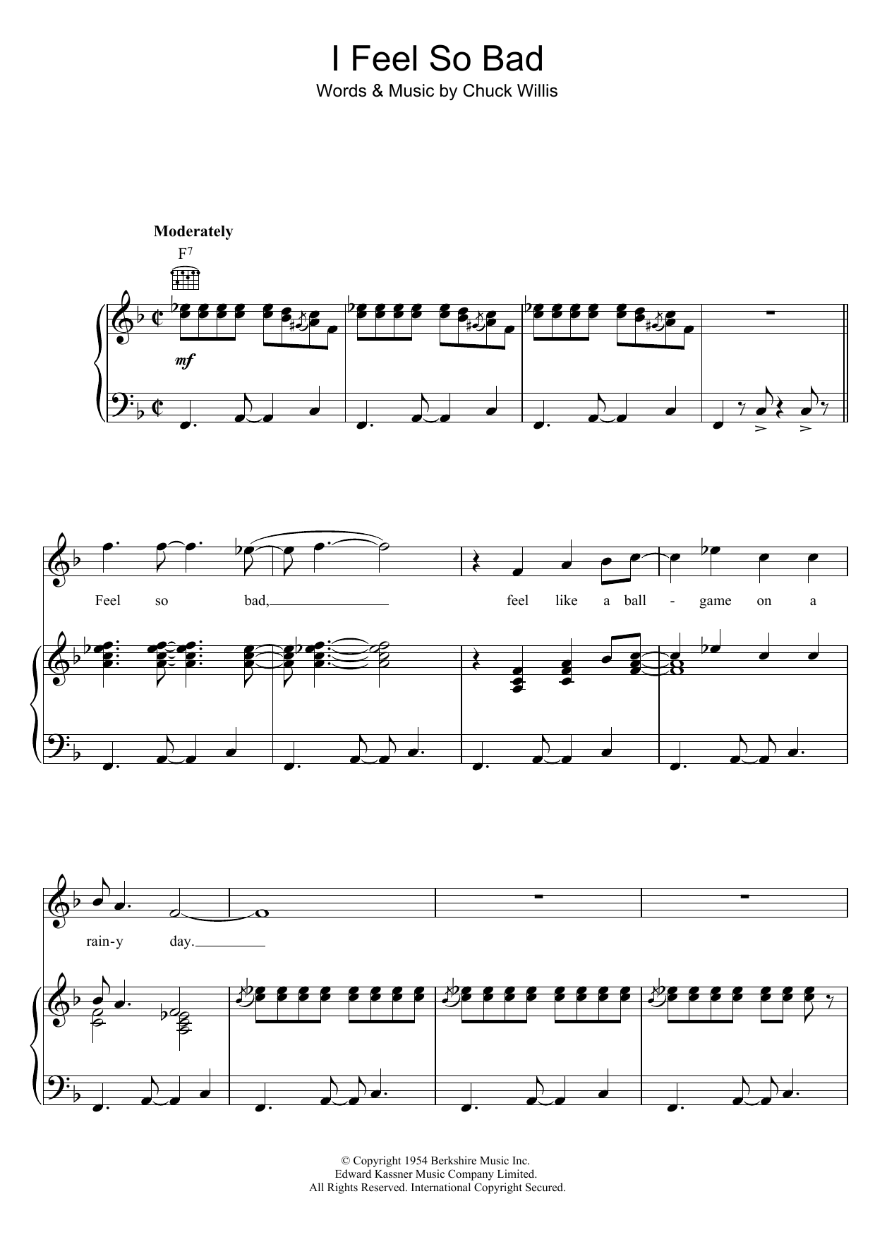 Produktgalerie: Seite 1 von 1 I Feel So Bad, Elvis Presley, Gesang, Gitarre, Klavier