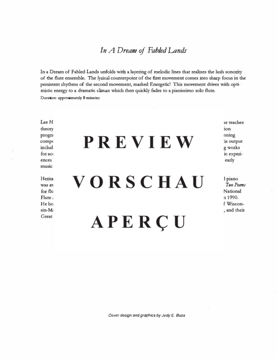 Product gallery: Page 3 of 21 In A Dream of Fabled Lands , , (6 C flutes, alto flute and bass flute)