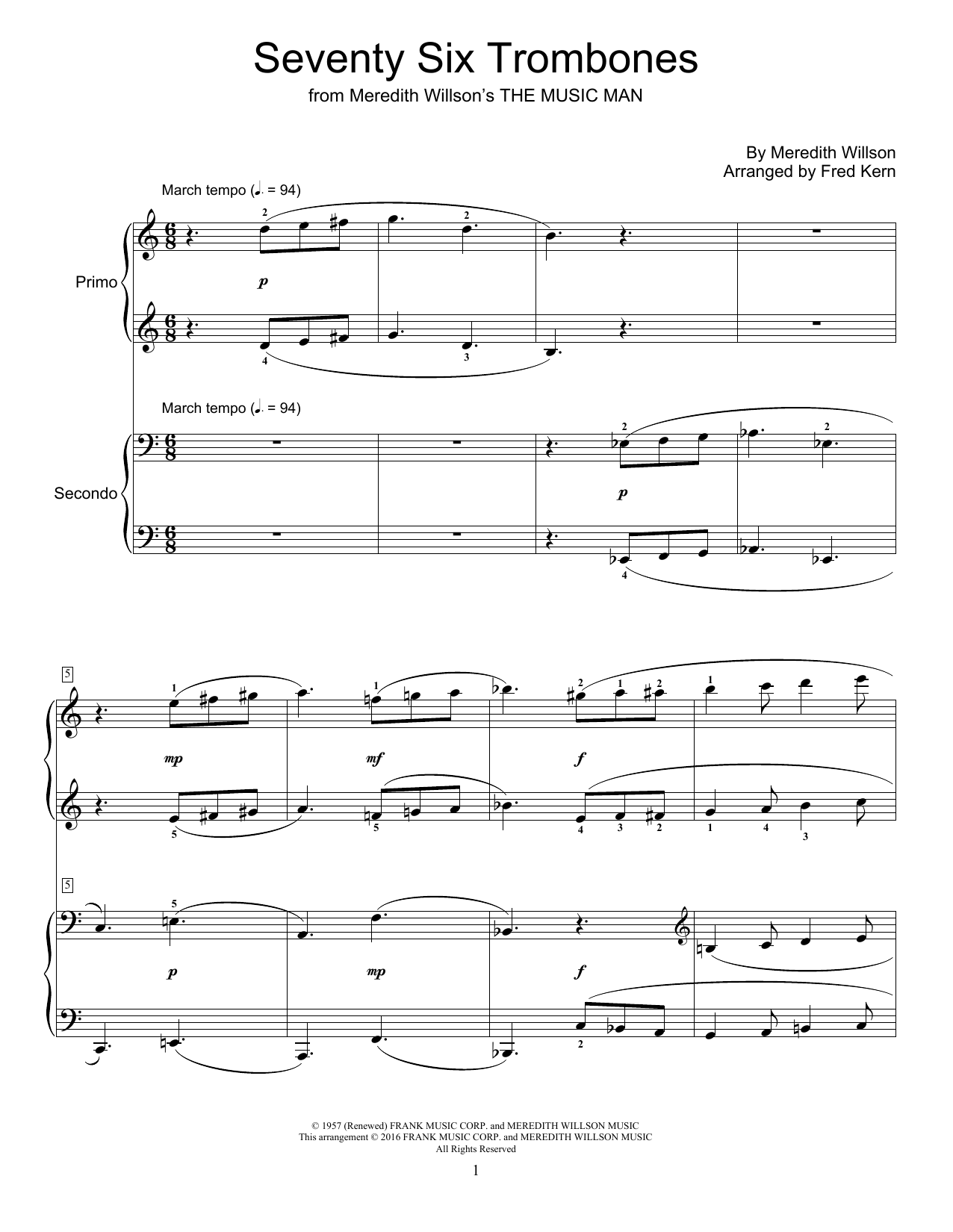 Product picture to: Seventy Six Trombones
