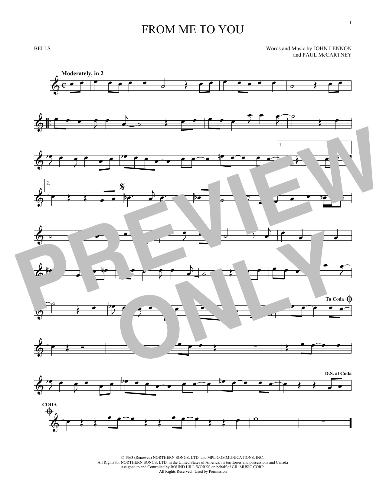 Produktbild zu:  From Me To You - The Beatles