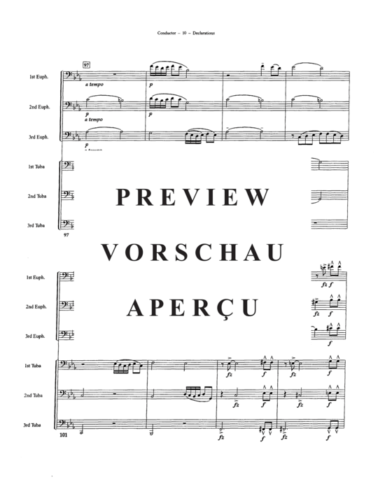Produktgalerie: Seite 12 von 21 Declarations , , (Tuba Ensemble EEETTT)