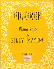 cover: Filigree, Billy Mayerl