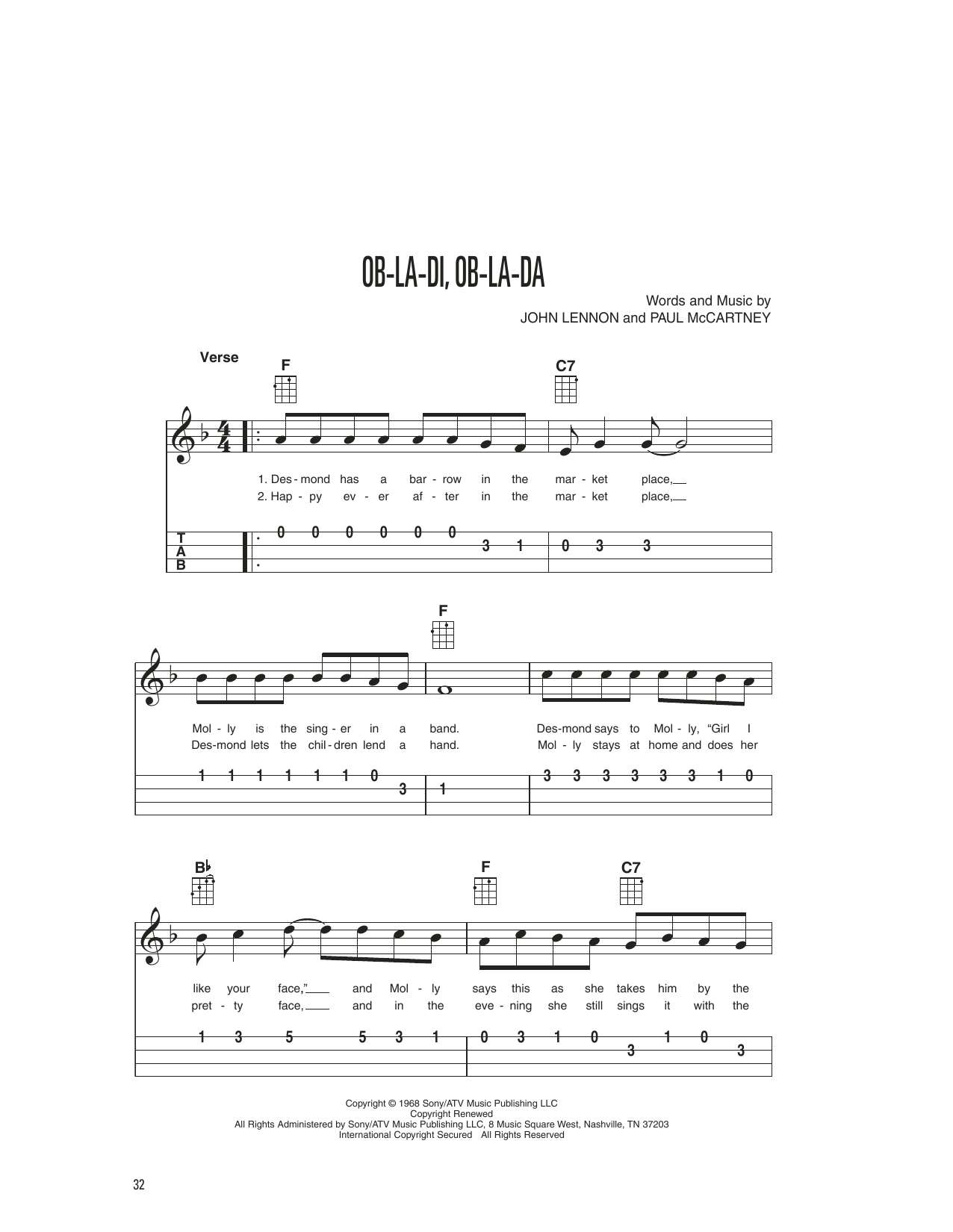 Product gallery: Page 1 of 1 Ob-La-Di, Ob-La-Da, The Beatles