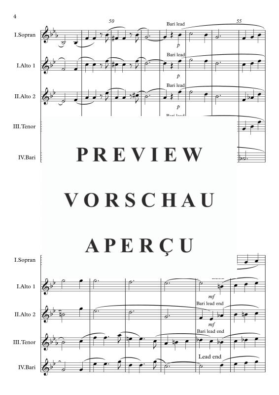 gallery: Charmaine, , Saxophone Quartet S/A A T B