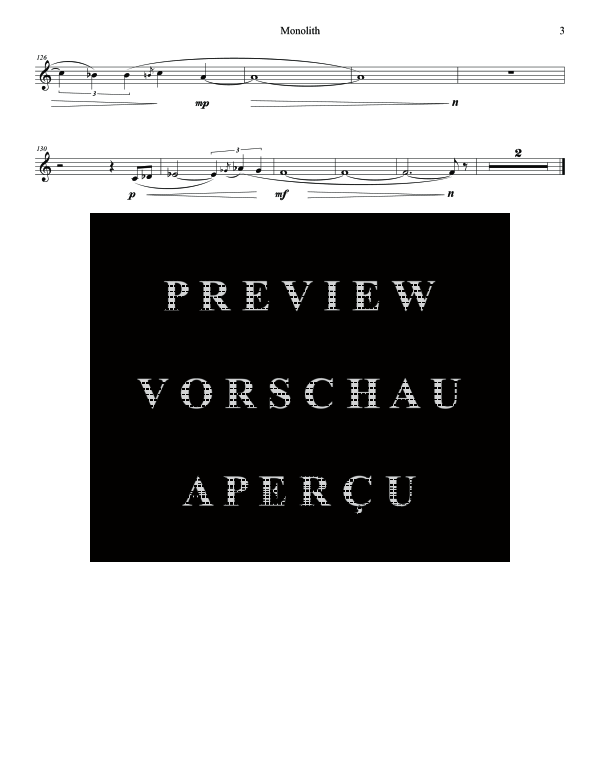 Produktgalerie: Seite 7 von 8 Monolith, , (Trompete in C und Backing Track)