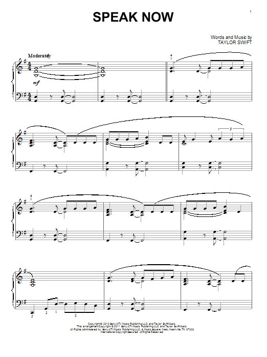 Product gallery: Page 1 of 1 Speak Now, Taylor Swift