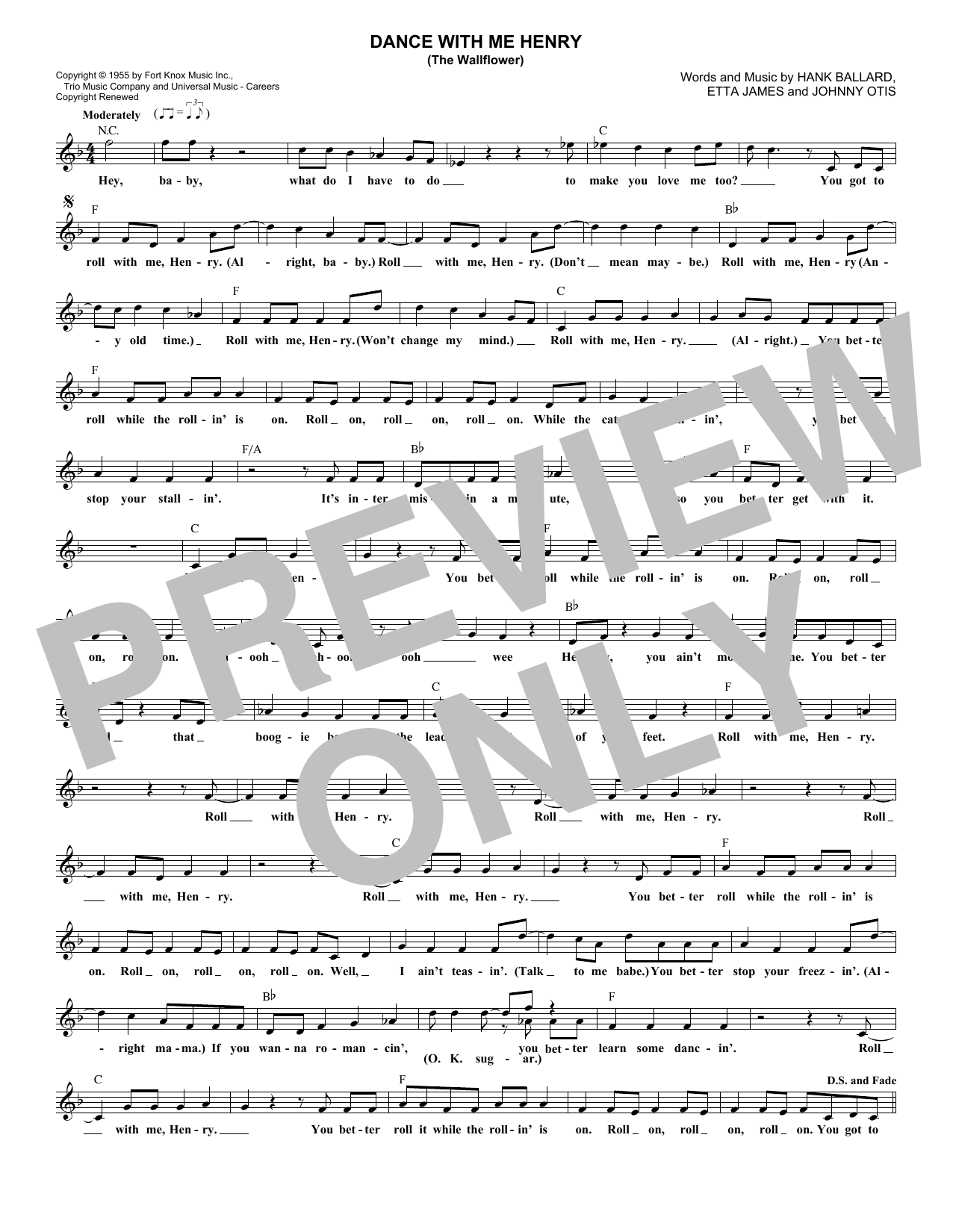 Product gallery: Page 1 of 1 Dance With Me Henry (The Wallflower), Etta James
