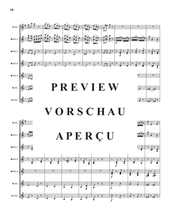 Product gallery: Page 19 of 21 Gypsy Baron Overture , , (clarinet choir)