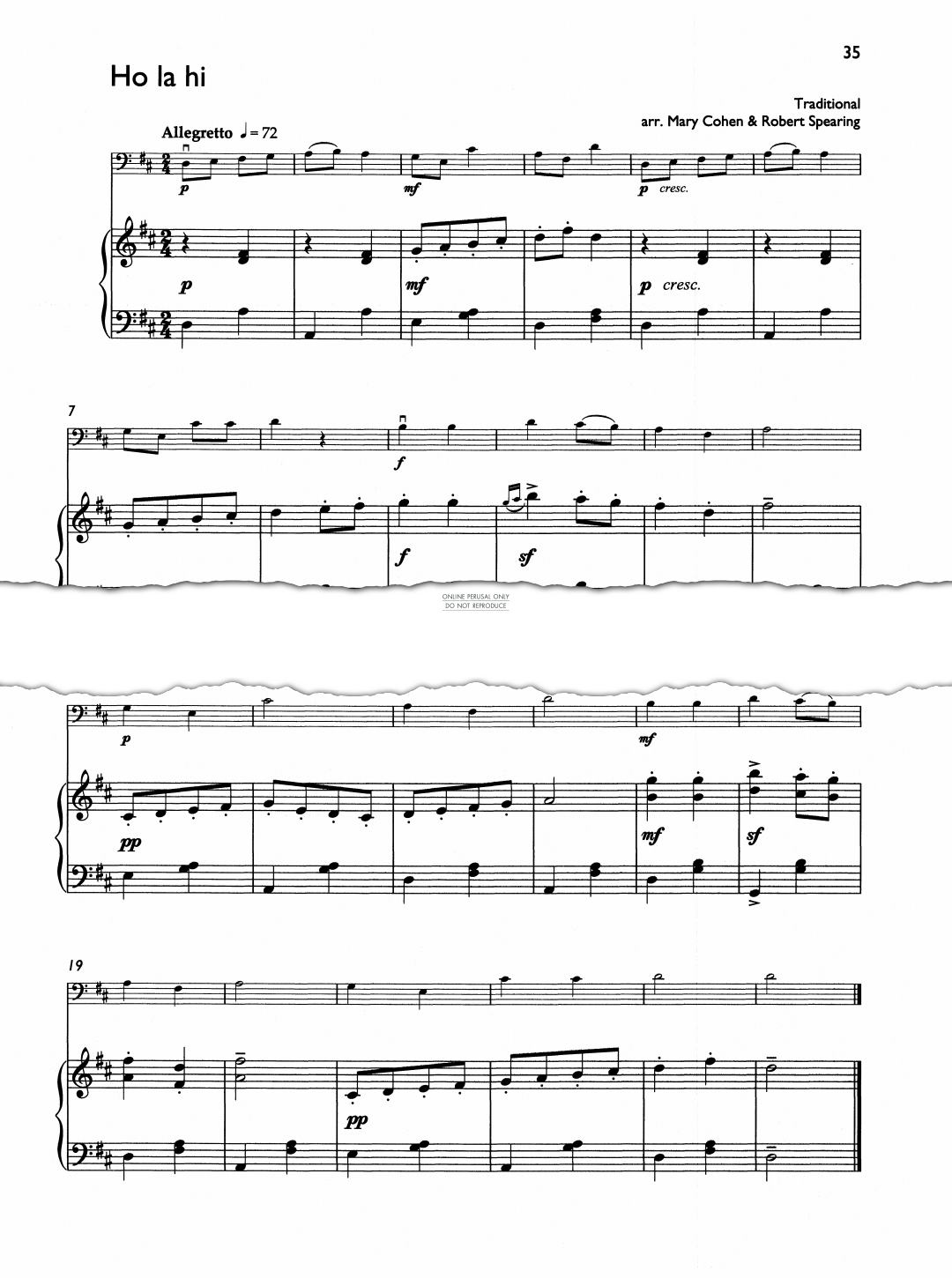Produktgalerie: Seite 1 von 1 Ho La Hi, Traditional, Klavier, Violoncello