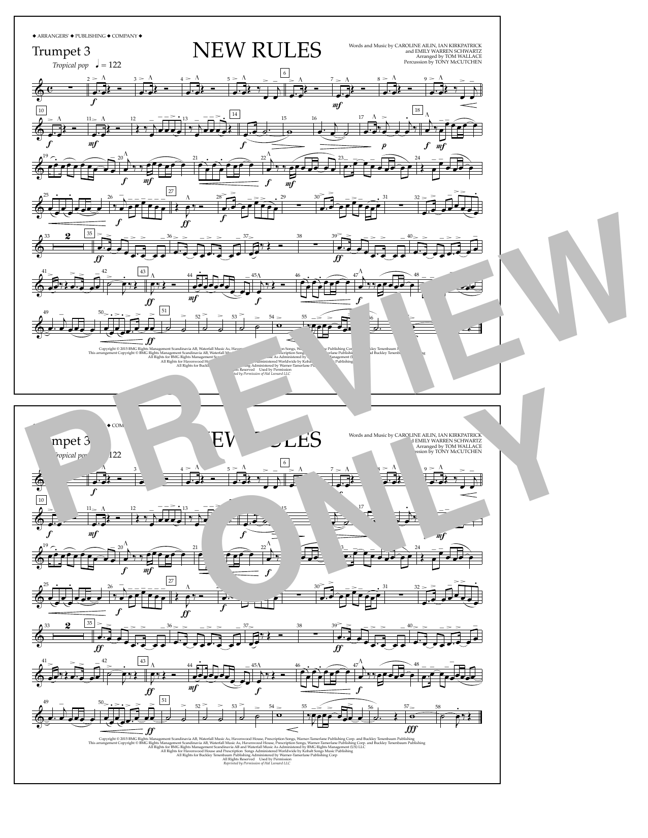 Produktbild zu: New Rules - Trumpet 3