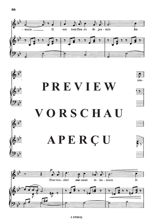 Product gallery: Page 3 of 4 Le plus doux chemin Op.87 No.1, , High Voice and Piano